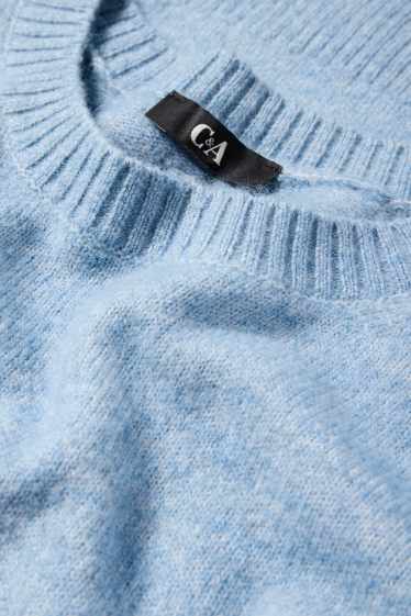 Damen - Pullover - blau