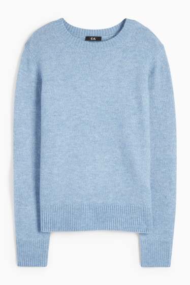 Damen - Pullover - blau