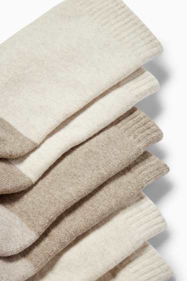Donna - Confezione da 3 - calze - beige