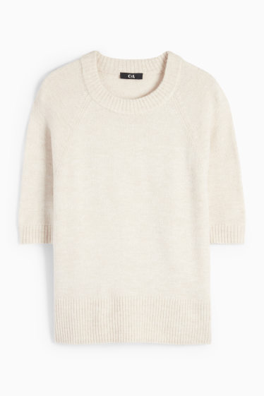 Femmes - Pull - blanc crème