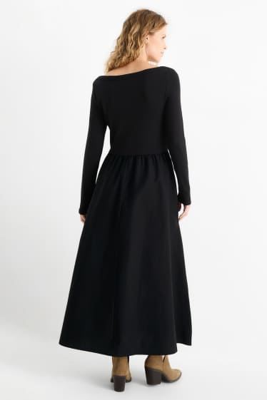 Femmes - Robe Fit & Flare - noir
