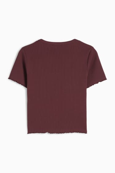 Women - T-shirt - bordeaux