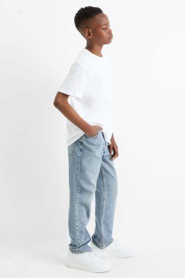 Kinderen: jongens - Relaxed jeans - jeanslichtblauw