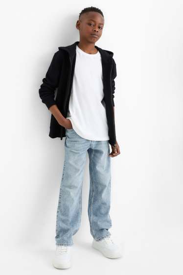 Kinderen: jongens - Relaxed jeans - jeanslichtblauw