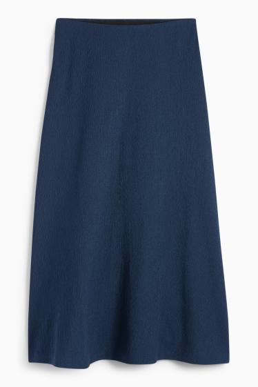 Dona - Faldilla - texturada - blau fosc