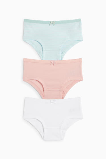 Kinder Mädchen - Multipack 3er - Slip - rosa