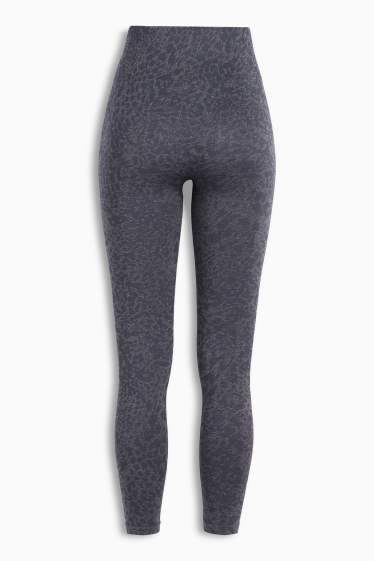 Dames - Sportlegging - met patroon - donkerblauw