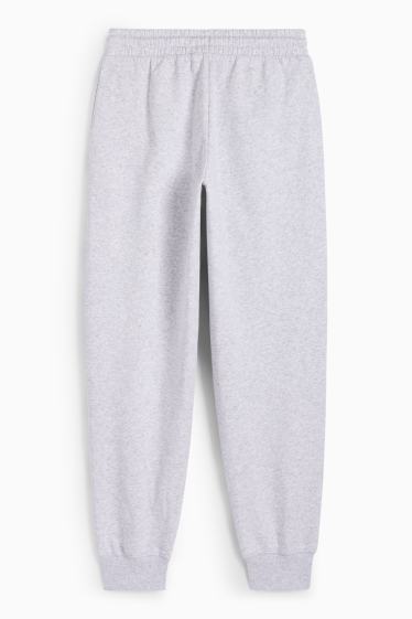 Damen - Basic-Jogginghose - hellgrau-melange