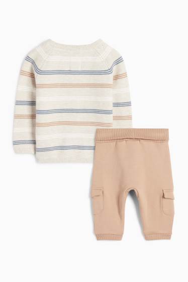 Baby Buben - Baby-Outfit - 2 teilig - hellbeige