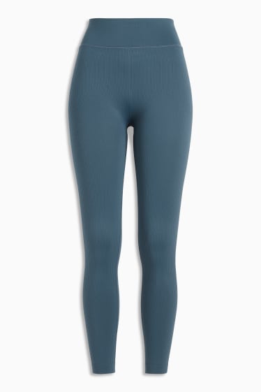 Dames - Sportlegging - naadloos - donkergroen