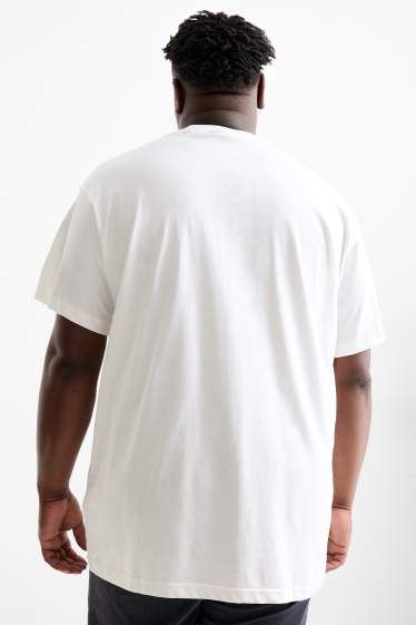 Herren - T-Shirt - Relaxed Fit - weiss