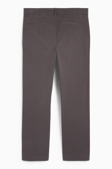 Men - Chinos - regular fit - dark gray