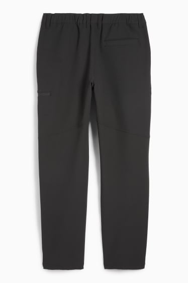 Bărbați - Pantaloni de trening funcționali - rezistenți la apă - negru