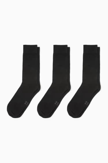 Herren - Multipack 3er - Socken - schwarz