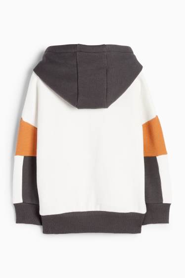 Kinder Buben - Hoodie - weiß