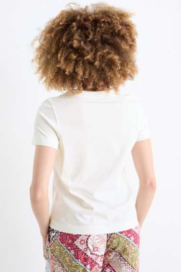Femei - Tricou - regular fit - alb