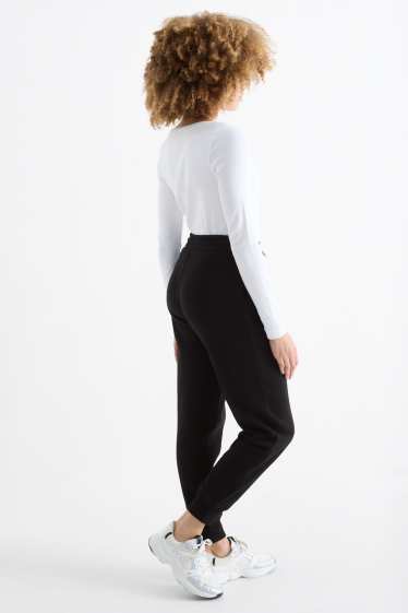 Damen - Basic-Jogginghose - schwarz