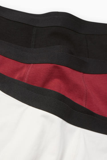 Kinder Jungen - Multipack 3er - Boxershorts - schwarz / rot