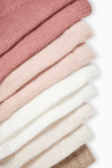 Bébés filles - Lot de 10 - chaussettes bébé - rose