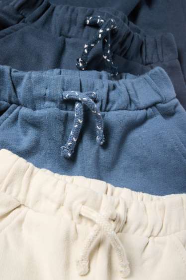 Baby Jungen - Multipack 3er - Baby-Jogginghose - blau / beige