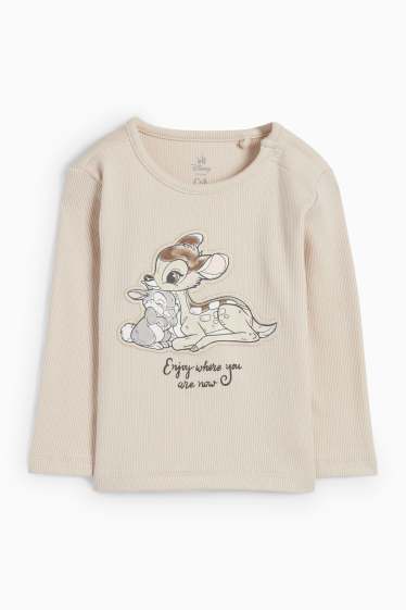 Bebeluși - fete - Multipack 2 buc. - Bambi - pijama bebeluși - 4 piese - bej deschis