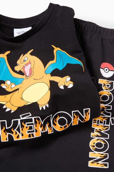Děti - chlapci - Pokémon - pyžamo - 2dílné - černá