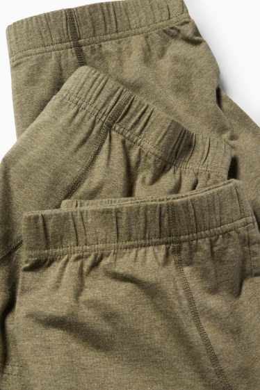 Home - Paquet de 3 - calçotets trunk - verd fosc