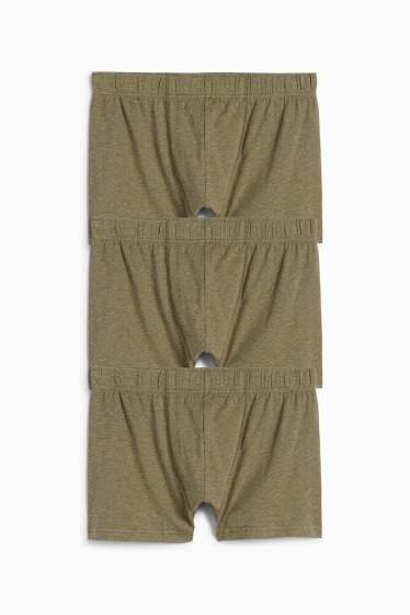 Home - Paquet de 3 - calçotets trunk - verd fosc