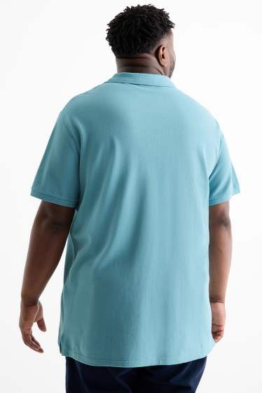 Herren - Poloshirt - türkis
