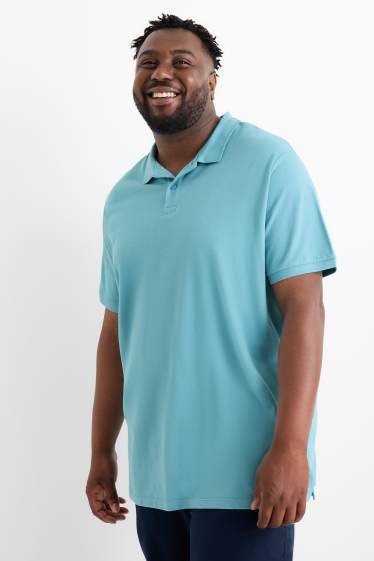 Herren - Poloshirt - türkis