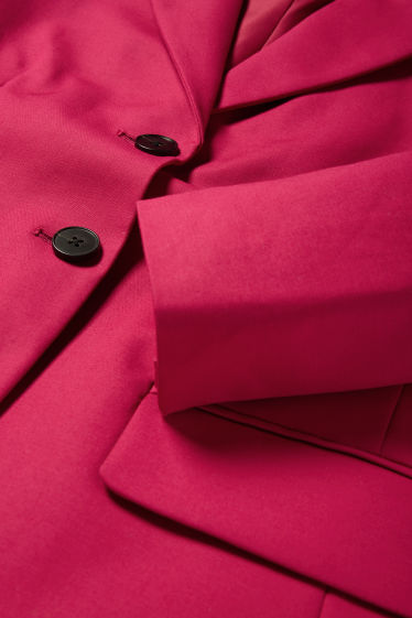Women - Business blazer - slim fit - pink