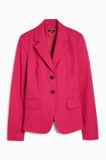 Women - Business blazer - slim fit - pink