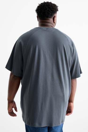 Herren - T-Shirt - Relaxed Fit - dunkelgrau