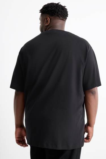 Herren - T-Shirt - Relaxed Fit - schwarz
