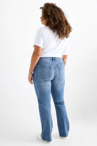 Femmes - Bootcut jean - mid waist - jean bleu