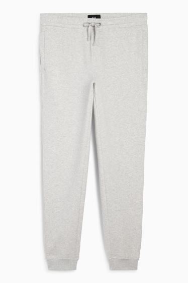 Uomo - Pantaloni sportivi - grigio chiaro melange