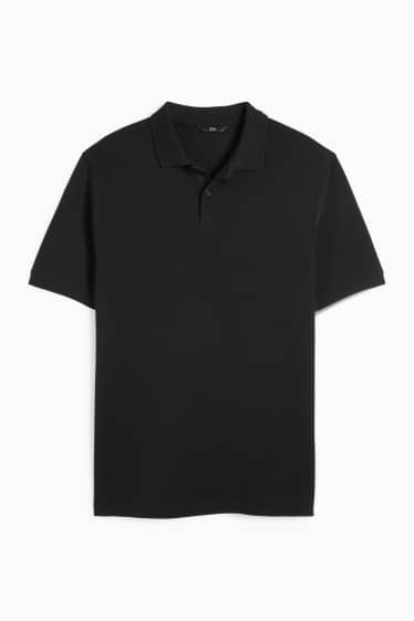 Men - Polo shirt - regular fit - black