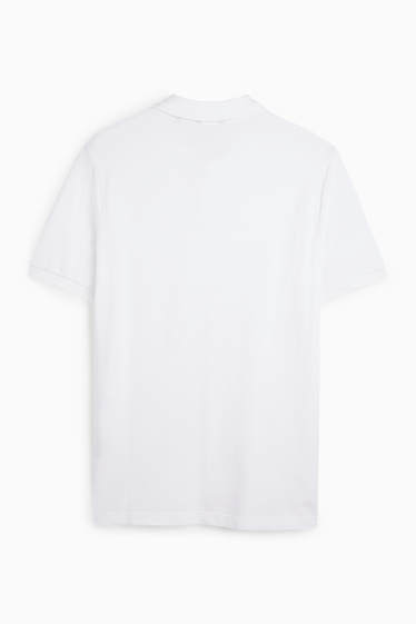 Pánské - Polokošile - regular fit - bílá