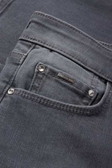 Damen - Bootcut Jeans - Mid Waist - Shaping-Jeans - LYCRA® - jeansgrau