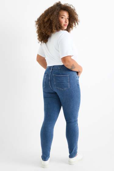 Damen - Jegging Jeans - High Waist - jeansblau