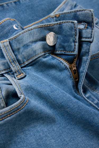 Femmes - Straight jean - high waist - LYCRA® - jean bleu clair