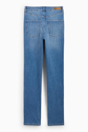 Femmes - Straight jean - high waist - LYCRA® - jean bleu clair