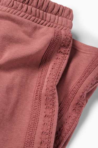 Enfants filles - Pantalon de jogging - rose foncé
