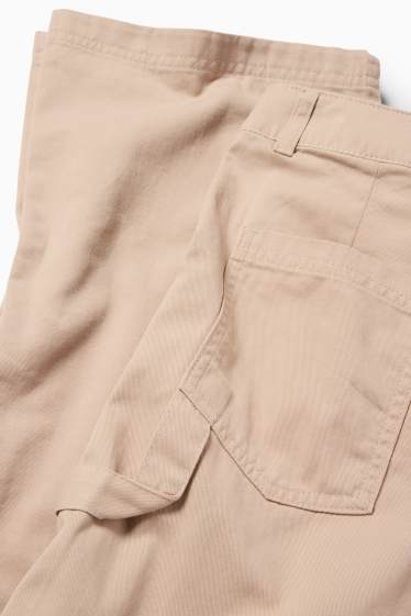 Kinder Mädchen - Stoffhose - beige