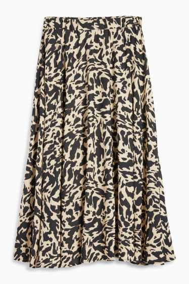Dames - Rok - zwart / beige