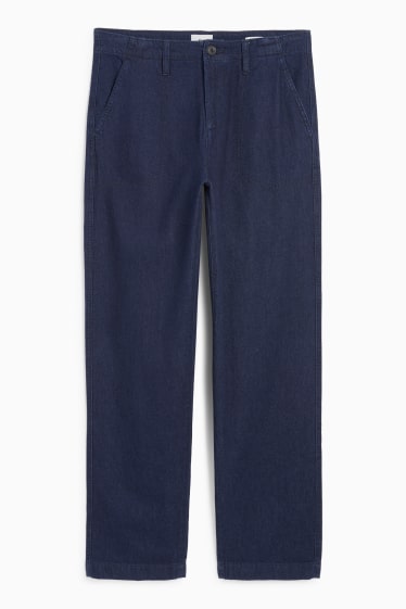 Uomo - Relaxed jeans - pantaloni chino - jeans blu scuro