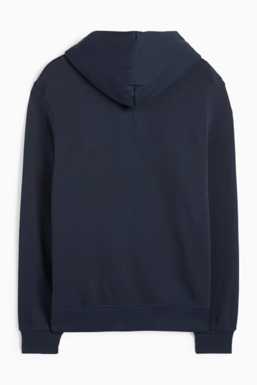 Herren - Sweatjacke mit Kapuze - dunkelblau