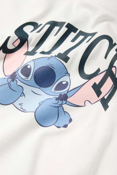Bambine - Lilo & Stitch - maglia a maniche corte - bianco