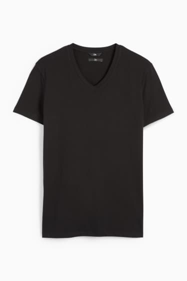 Hommes - T-shirt - slim fit - Flex - noir
