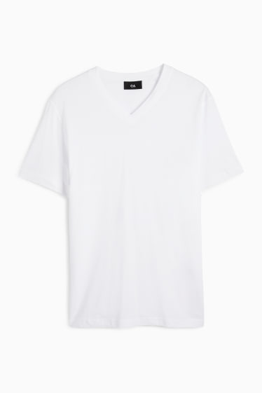 Herren - T-Shirt - Regular Fit - weiss